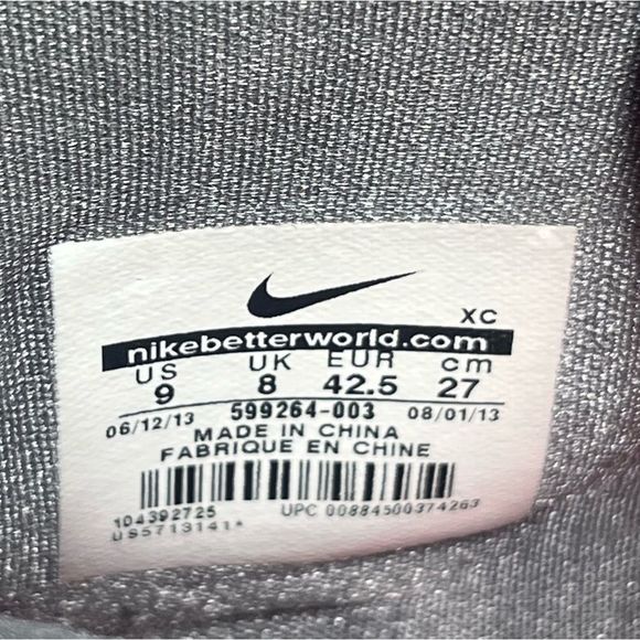 Nike Lebron Zoom Soldier VII 7 Mens Black Red Basketball Shoes Size 9 - Picture 9 of 9